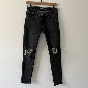 Levi 711 low waisted skinny jeans